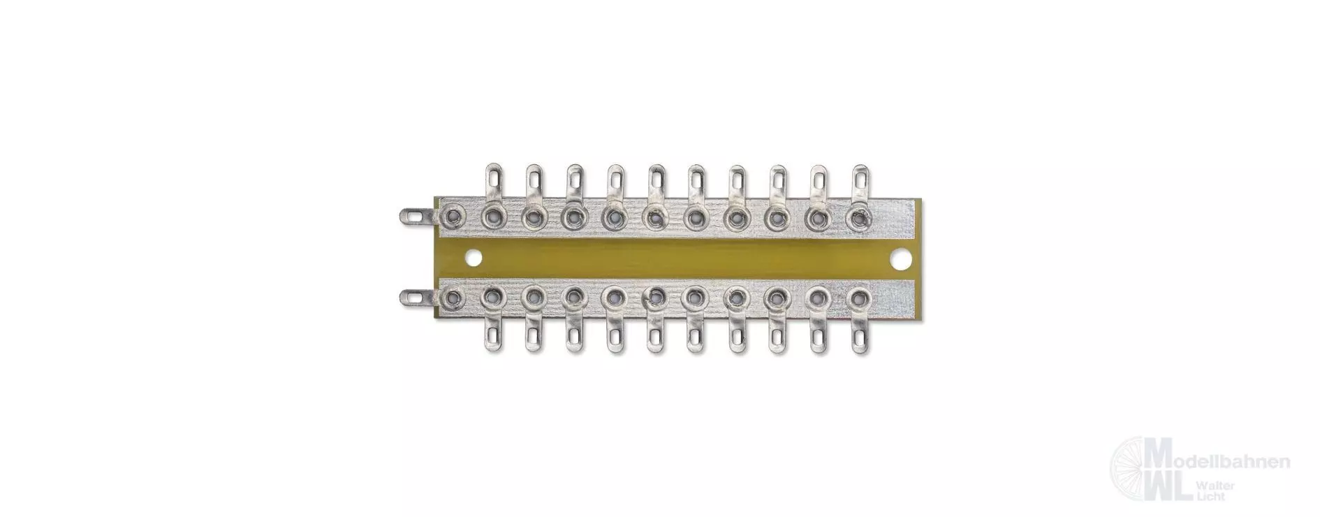 Brawa 3915 - Verteiler-Lötösenplatte 2-pol 10-fach 1.Stck.