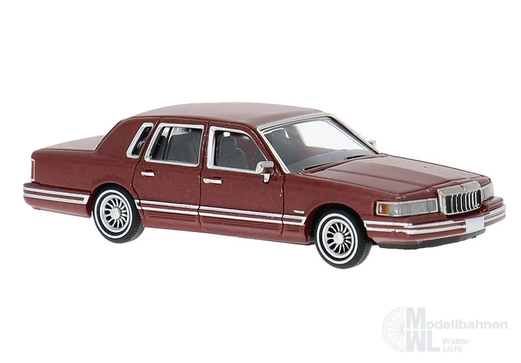 PCX-Models 870909 - Lincoln Town Car dunkelrot metallic H0 1:87