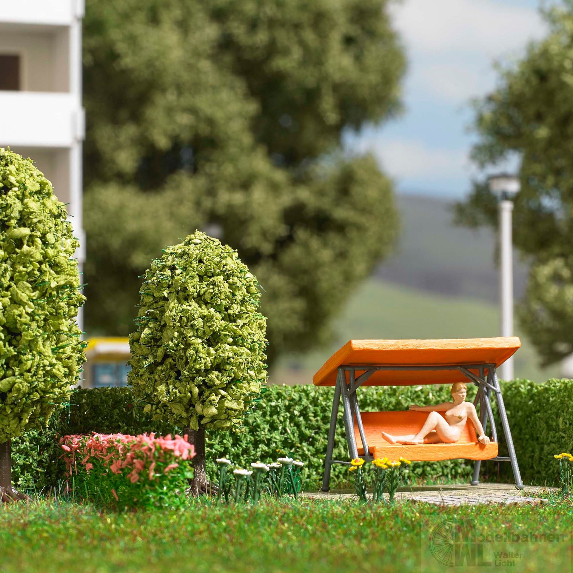 Busch 79827 - Action Set: Gartenschaukel Anke H0 1:87