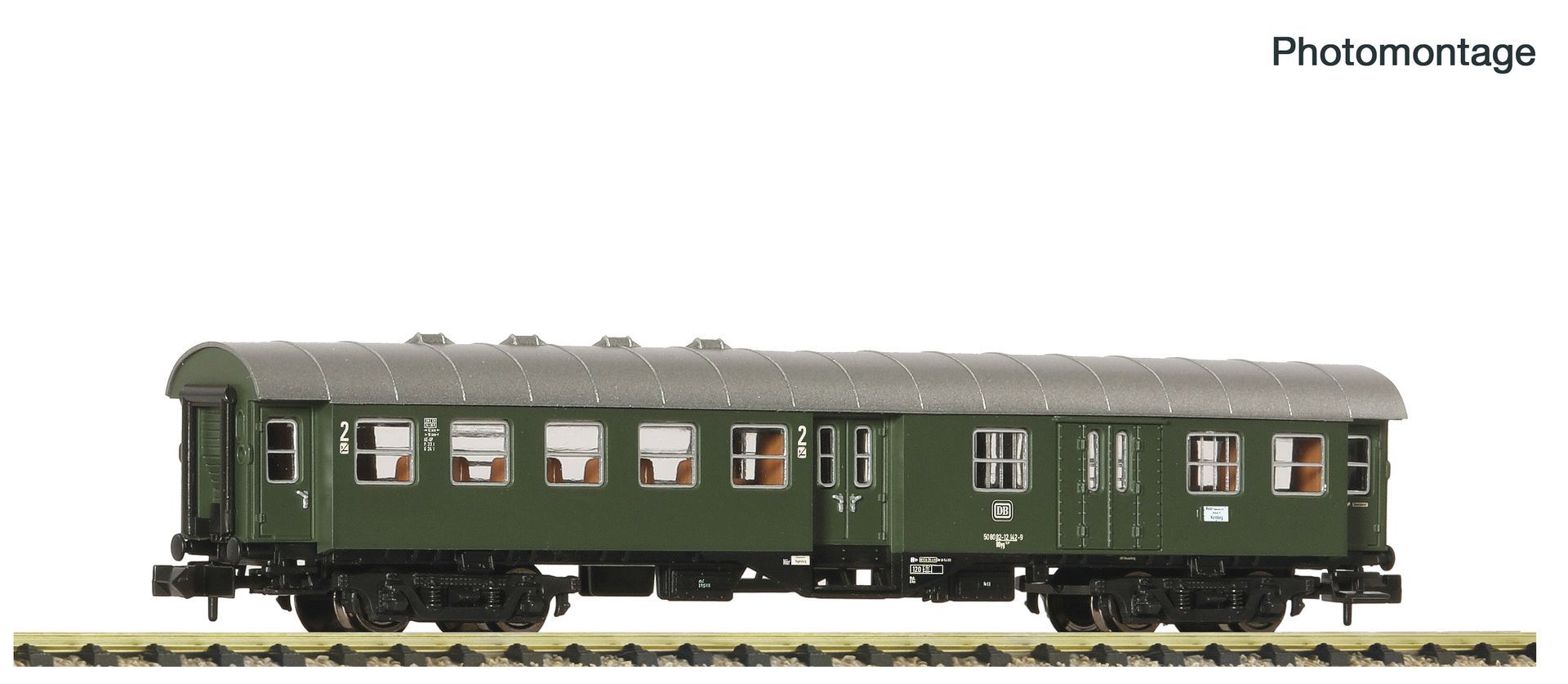 Fleischmann 6260119 - Umbauwagen DB Ep.IV 2.Kl./Gepäck N 1:160