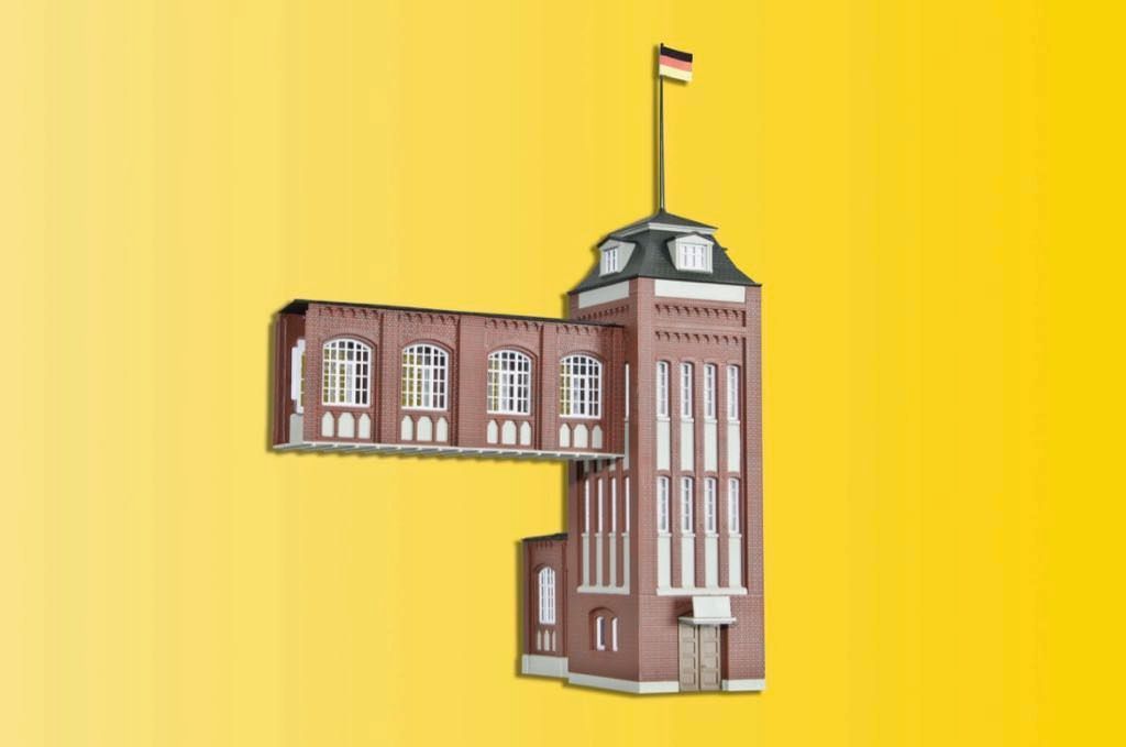 Kibri 39847 - Verwaltungsturm mit Übergängen H0 1:87 Kibri 39847 - Verwaltungsturm mit Übergängen H0 1:87