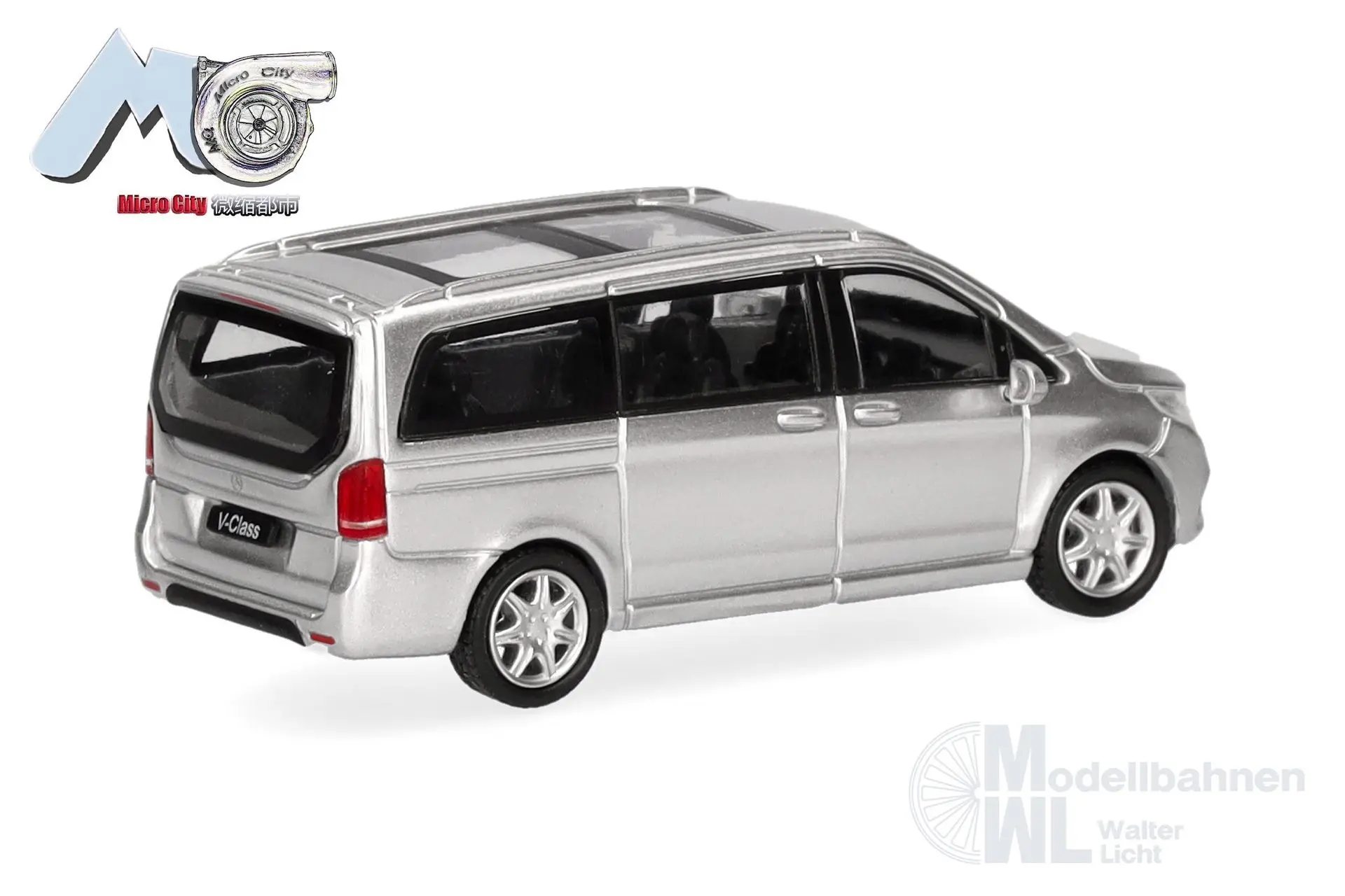 Herpa 87MC000076 - Mercedes-Benz V-Klasse silber H0 1:87