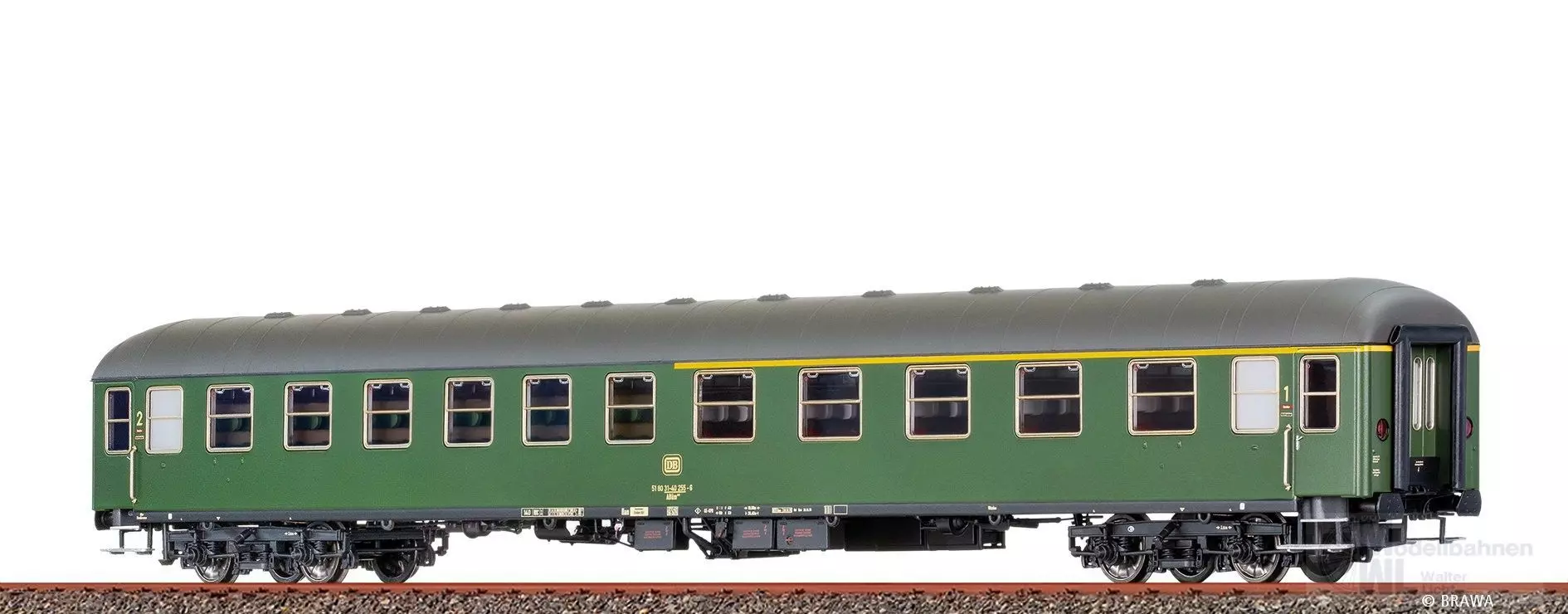 Brawa 58131 - Schnellzugwagen DB Ep.IV ABm223 H0/WS Basic+ LED
