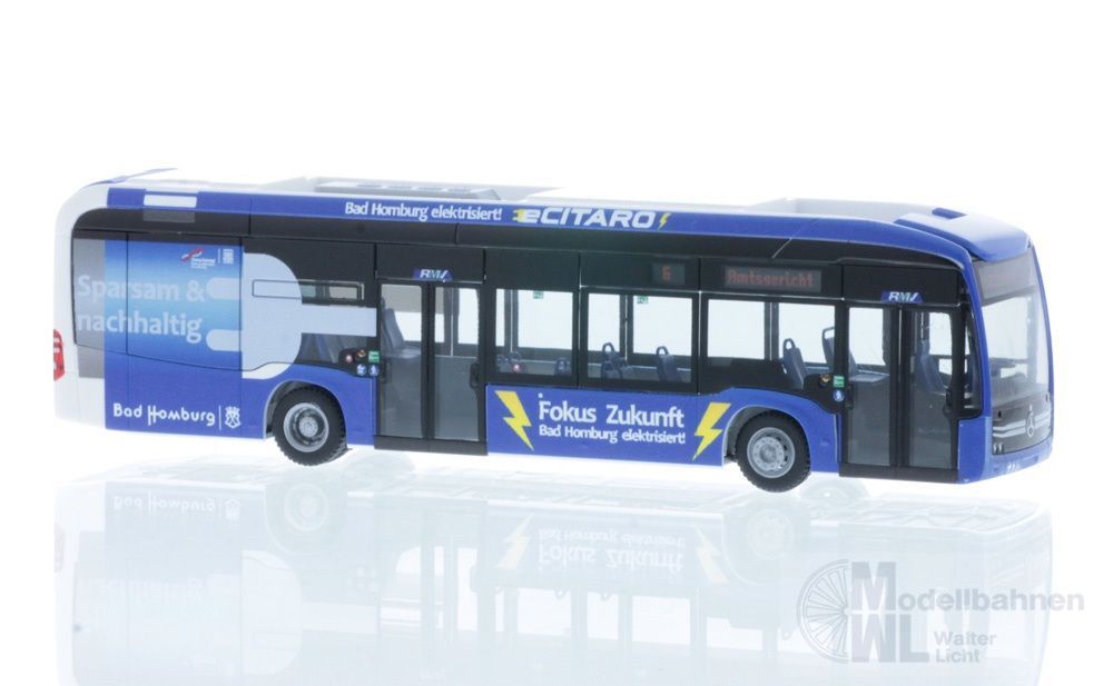 Rietze 75540 - Mercedes-Benz eCitaro Stadtverkehr Bad Homburg H0 1:87