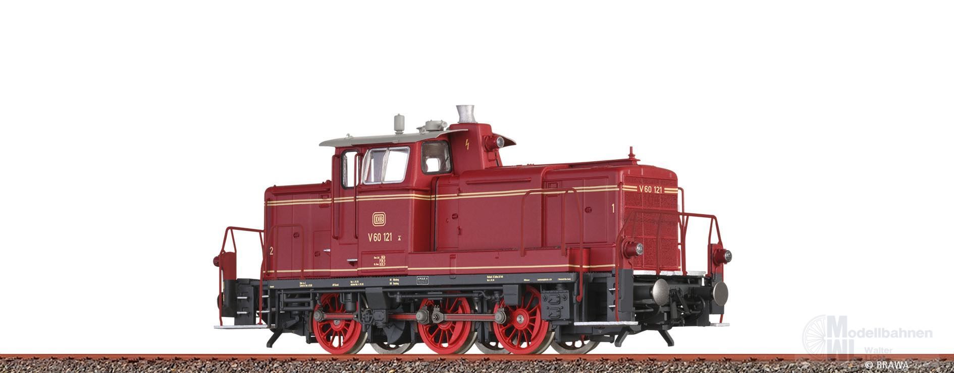 Brawa 42443 - Diesellok V60 121 DB Ep.III H0/WS Sound