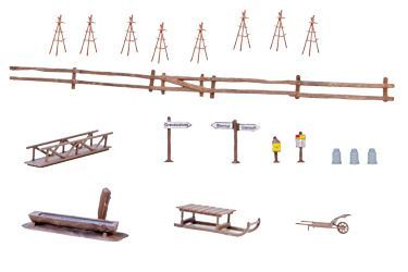 Kibri 38111 - Deko-Set Alpenland H01:87