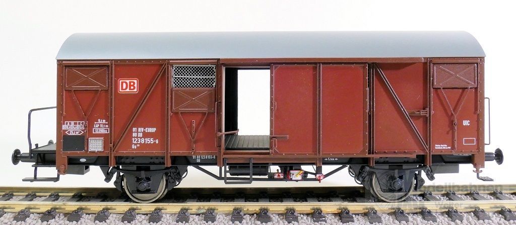 Exact Train 21015 - Güterwagen gedeckt DB Ep.V Gs 213 H0/GL Exact Train 21015 - Güterwagen gedeckt DB Ep.V Gs 213 H0/GL