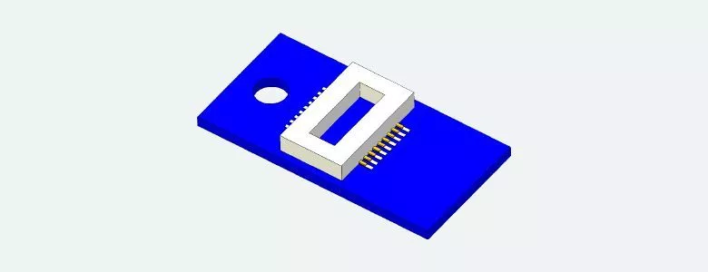 ESU 51999 - Adapterplatine Next18 für 6 Ausgänge Lötkontakten und angelöteten Kabel