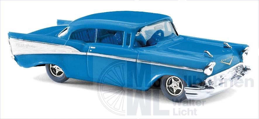Busch 45025 - Chevrolet Bel Air 1957 blau H0 1:87