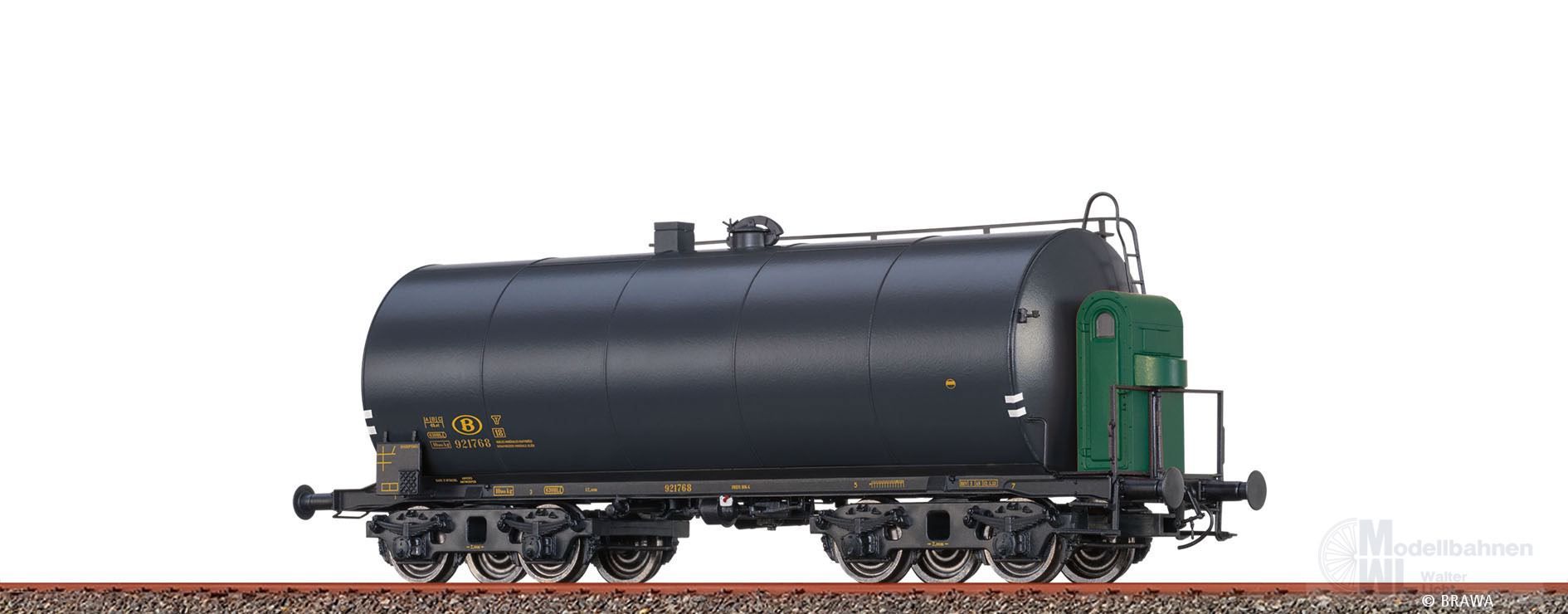 Brawa 49633 - Leichtbaukesselwagen SNCB Ep.III H0/GL