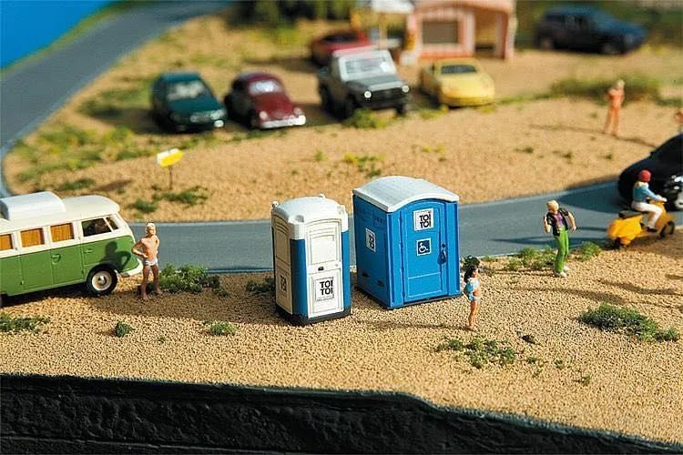Faller 180543 - Mobile Toilettenkabinen H0 1:87