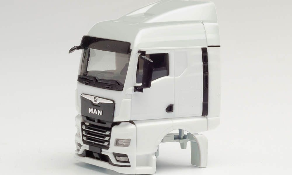 Herpa 85151 - Teileservice Fahrehaus MAN TGX GM mit WLB und CV (2 Stück) 1:87