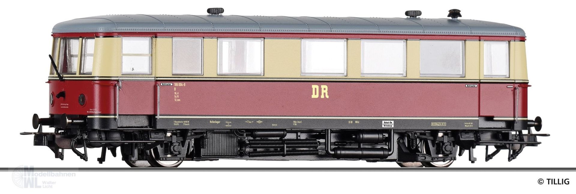 Tillig 73133 - Triebwagen BR 186 DR Ep.IV H0/GL