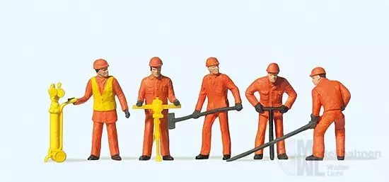 Preiser 14035 - Gleisbauarbeiter H0 1:87