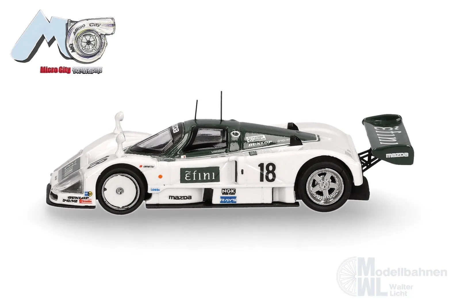 Herpa 87MC000081 - Mazda 787B 18m weiß H0 1:87