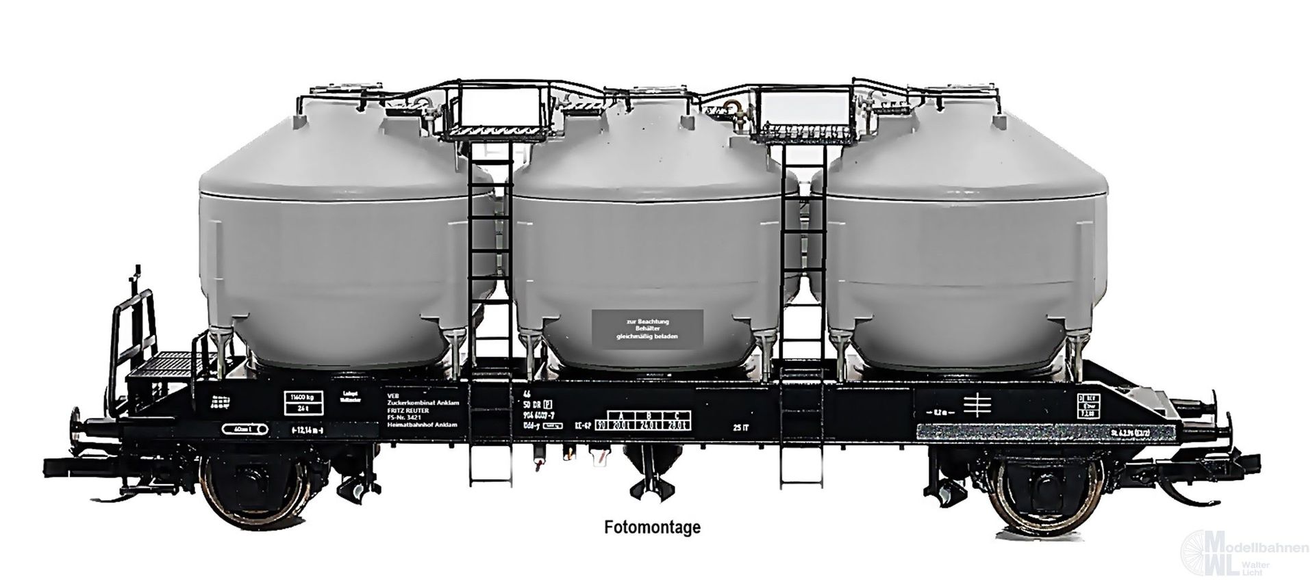 NPE NW52117 - Silowagen DR Ep.IV VEB Zuckerkombinat TT 1:120 NPE NW52117 - Silowagen DR Ep.IV VEB Zuckerkombinat TT 1:120
