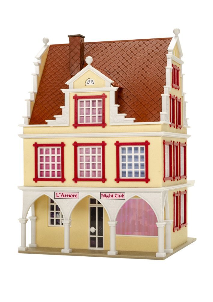Vollmer 43871 - Nachtclub „L‘Amore“ mit LED-Beleuchtung H0 1:87