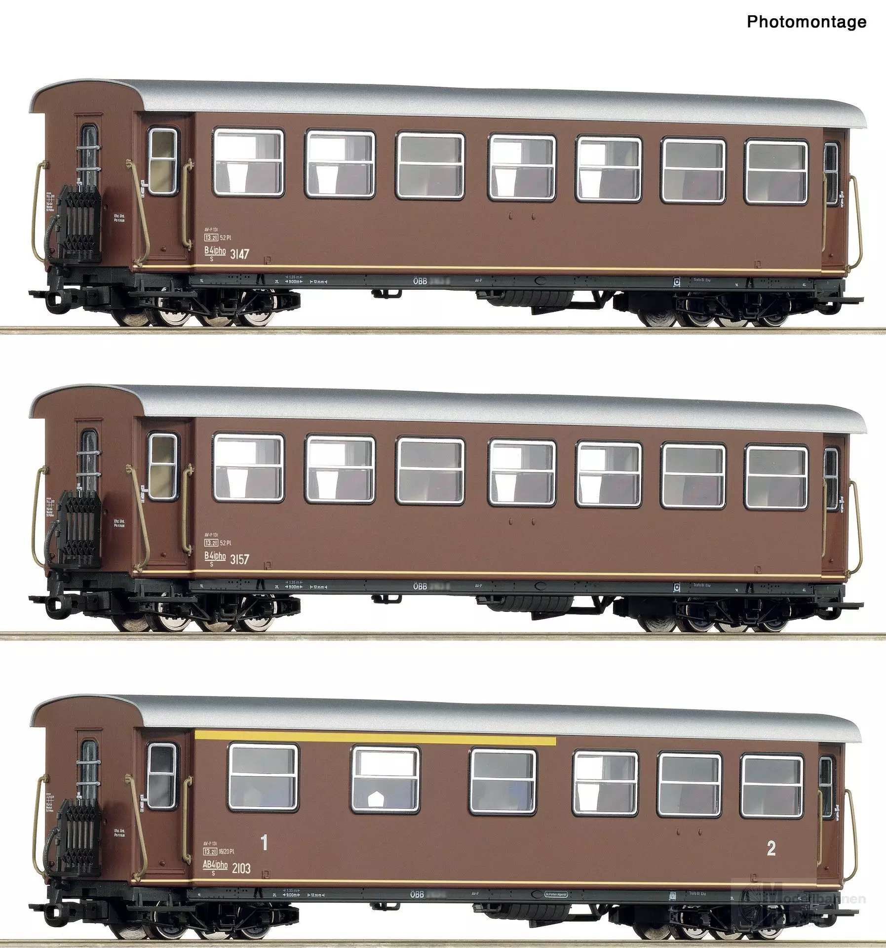 Roco 6240007 - Personenwagen Set ÖBB Ep.IV 3.tlg. H0e