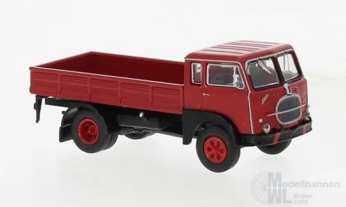 Brekina 58600 - Brekina Starline Fiat 642 Pritsche rot/schwarz 1962 H0 1:87