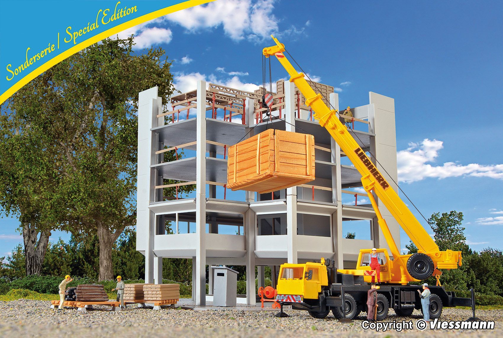 Kibri 12503 - Liebherr Mobilkran LTM 1050/3 Bausatz H0 1:87