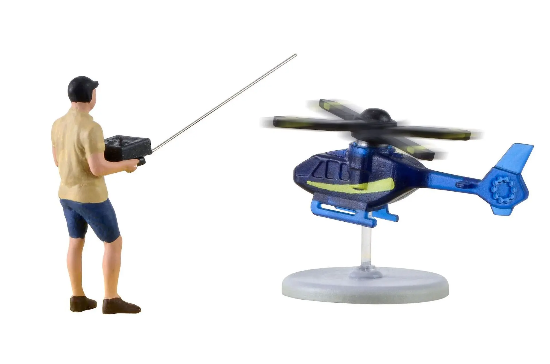 Viessmann 1563 - Hobbypilot mit ferngesteuertem Hubschrauber H0 1:87