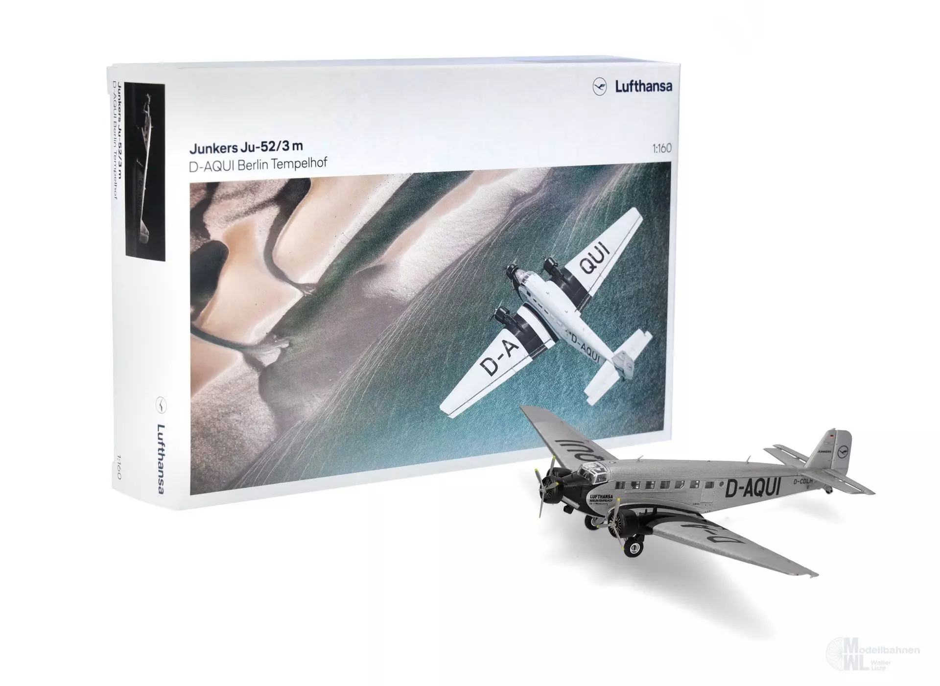 Herpa 019040-001 - Junkers Ju-52 Lufthansa 1:160