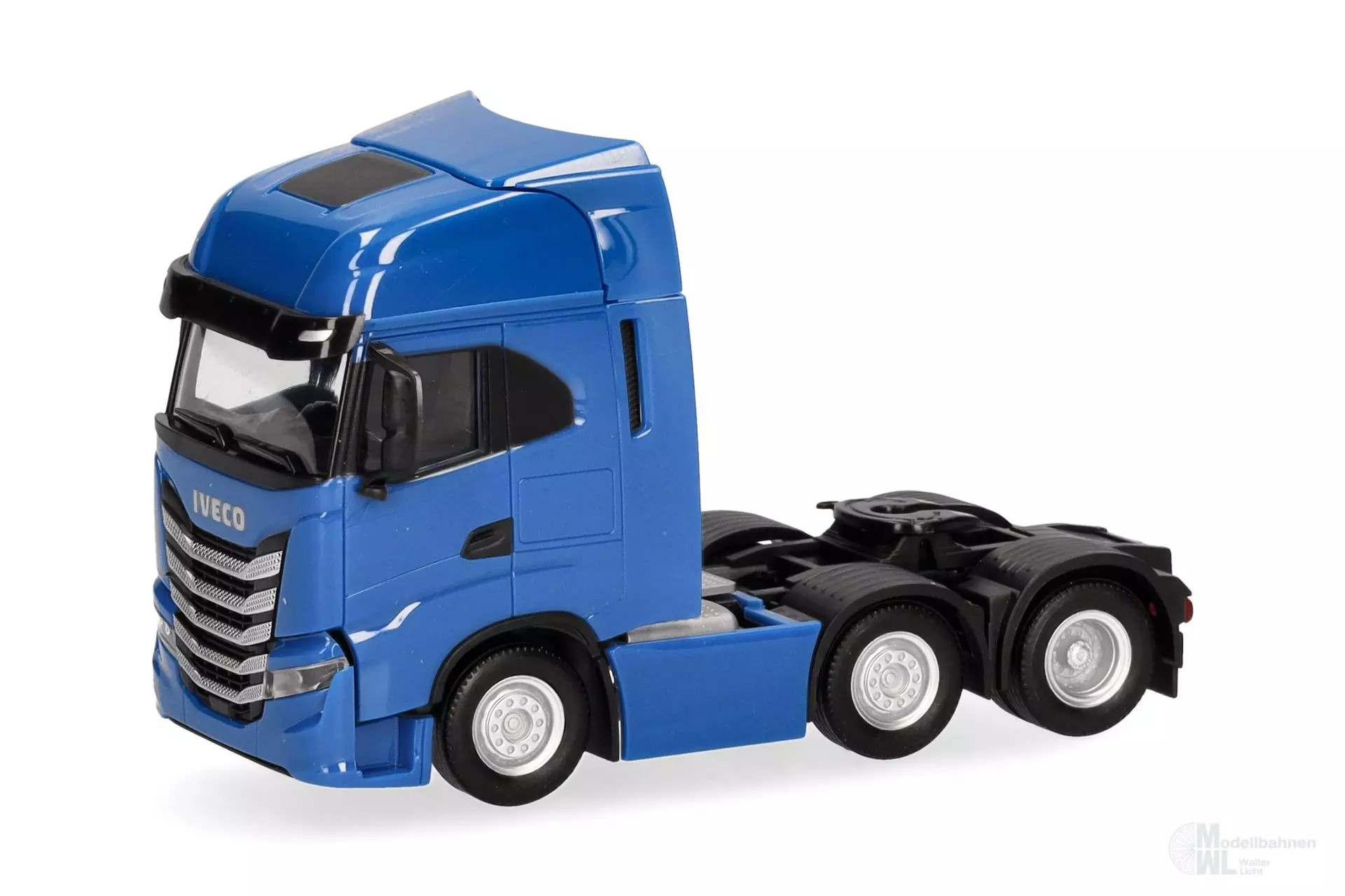 Herpa 317122-003 - Iveco S-Way 6x2 Zugmaschine verkehrsblau H0 1:87