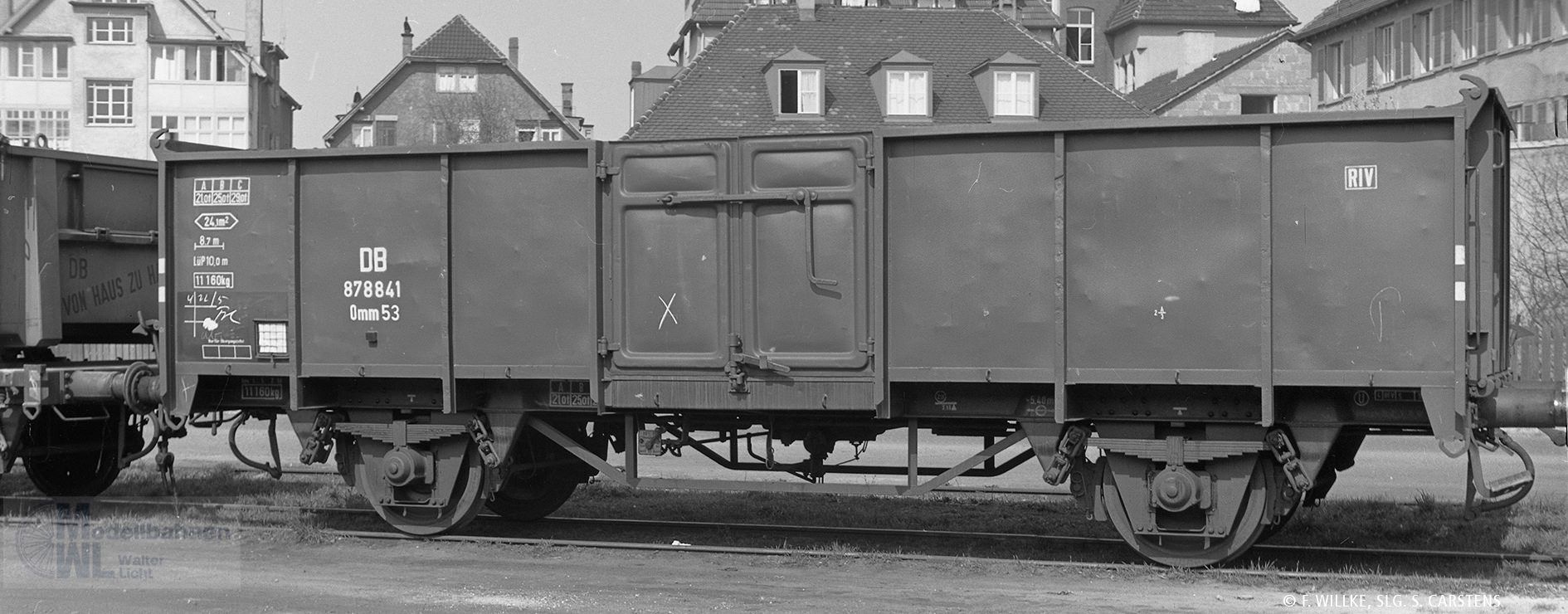 Brawa 50056 - Güterwagen offen DB Ep.III Omm53 878 841 H0/GL