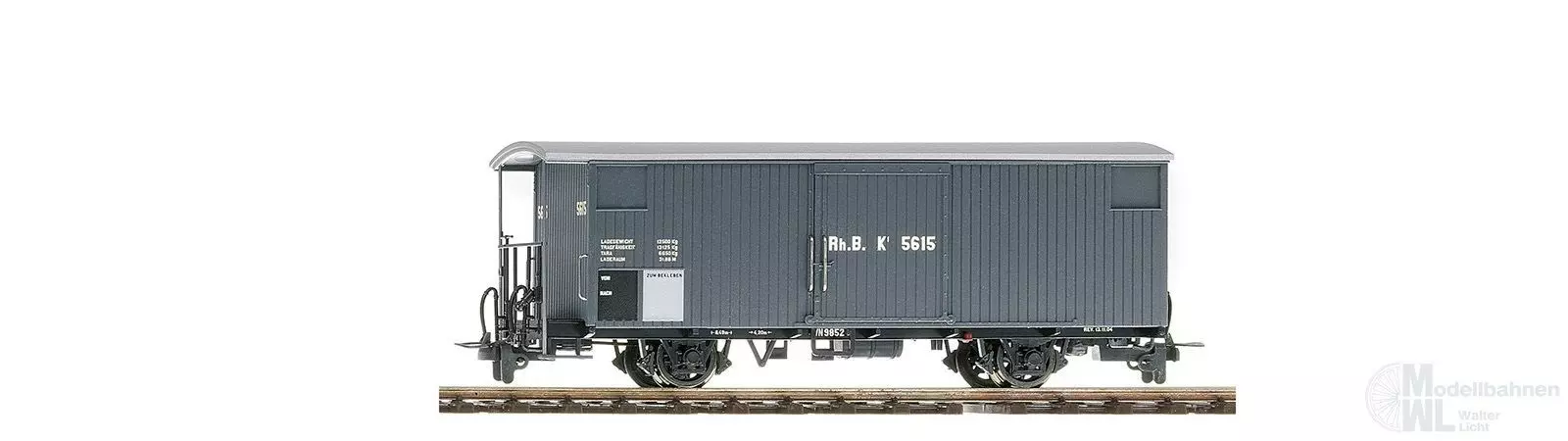 Bemo 2293145 - Güterwagen RhB Ep.V K1 5615 MUseumsausführung H0m