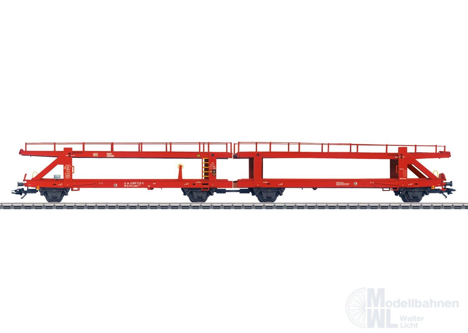 Märklin 47180 - Autotransportwagen Einheit DB Ep.VI Laaeks 553.1 H0/WS