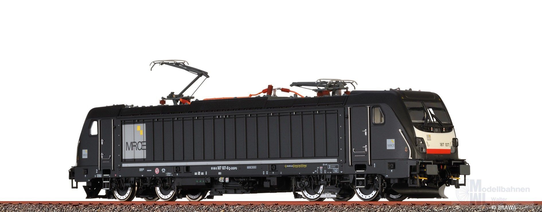 Brawa 43831 - E-Lok BR 187 MRCE Ep.VI TRAXX 3 H0/WS Digital Sound