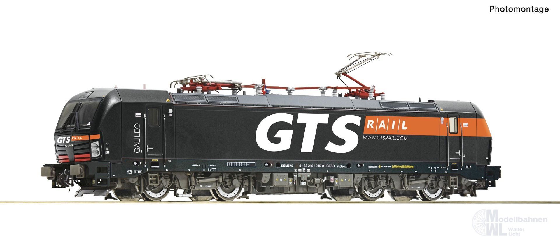 Roco 70323 - E-Lok BR 191 GTS Rail Ep.VI H0/GL
