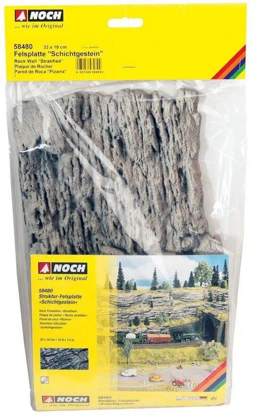 Noch 58480 - Felsplatte Schichtgestein G/1/0/H0/H0m/H0e/TT/N/Z