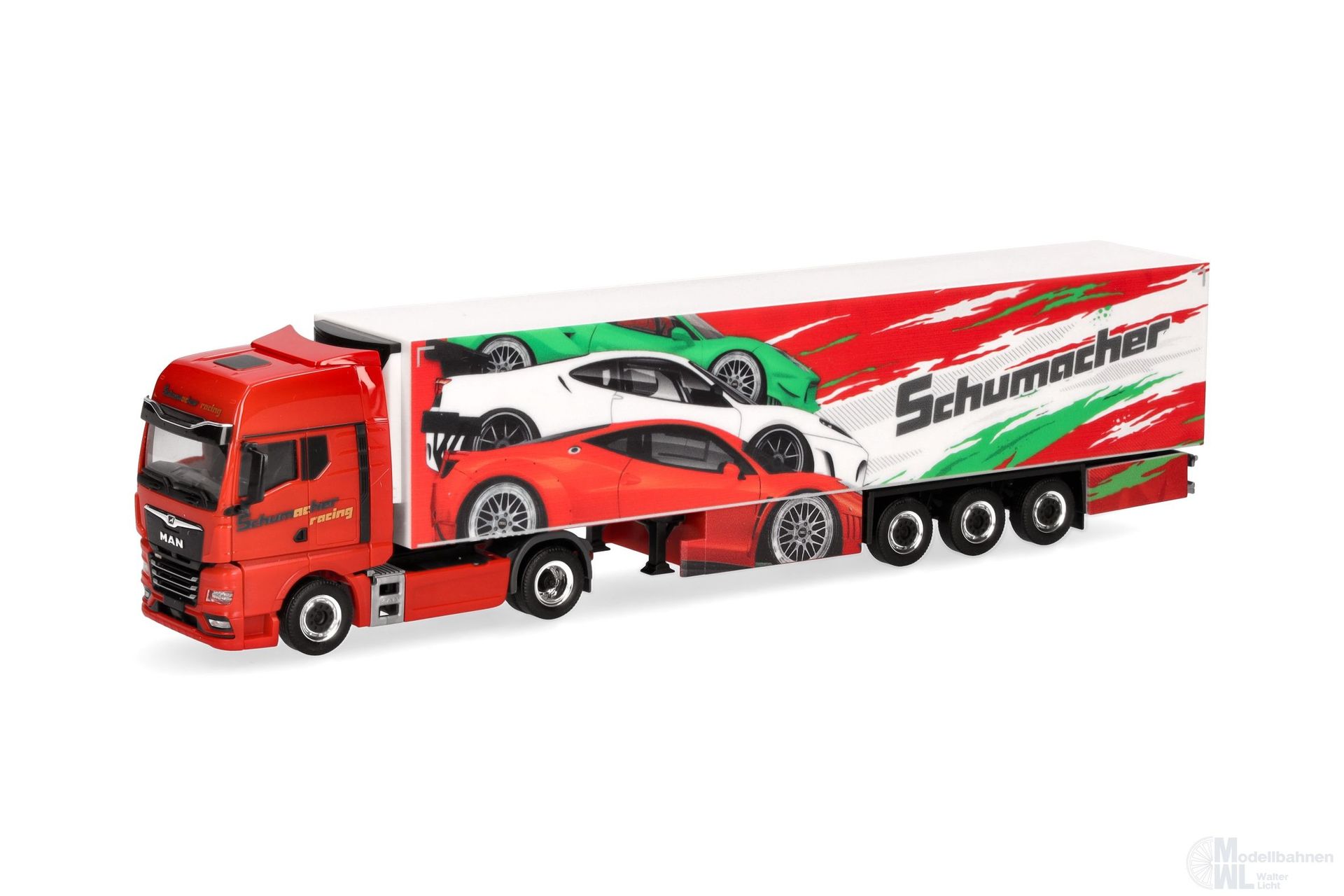 Herpa 316767 - MAN TGX GX KüKoSz Schumacher H0 1:87 Herpa 316767 - MAN TGX GX KüKoSz Schumacher H0 1:87