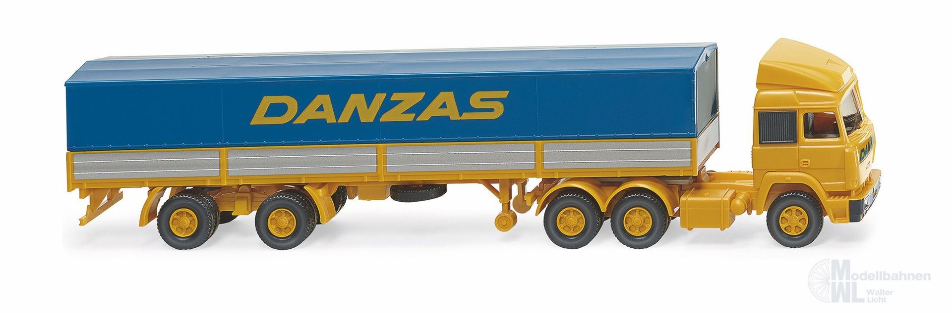 Wiking 051703 - Pritschensattelzug Iveco DANZAS H0 1:87 Wiking 051703 - Pritschensattelzug Iveco DANZAS H0 1:87