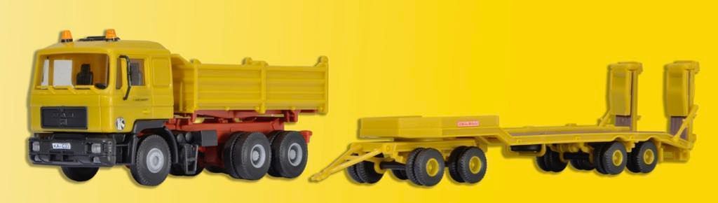 Kibri 14066 - MAN Kipper mit Tieflader KIRCHHOFF H0 1:87