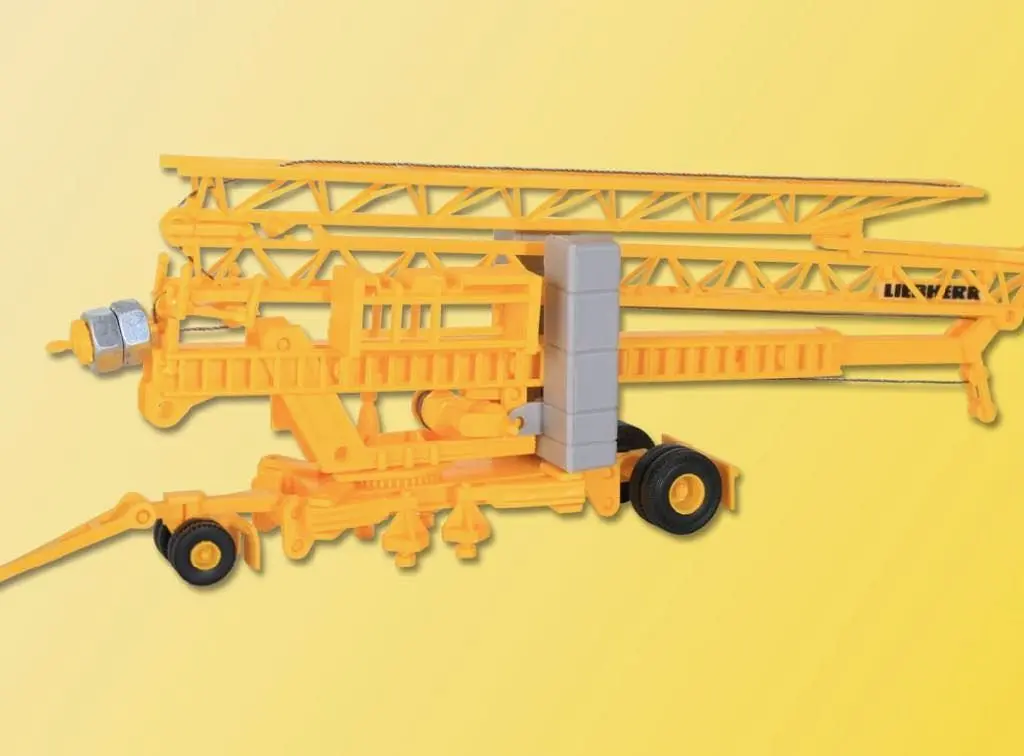 Kibri 15708 - LIEBHERR SK 20 mit Auflieger und Anhänger H0 1:87