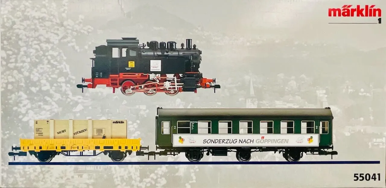 Märklin 55041 - MÄRKLIN - Zugpackung Sonderzug nach Göppingen Spur 1