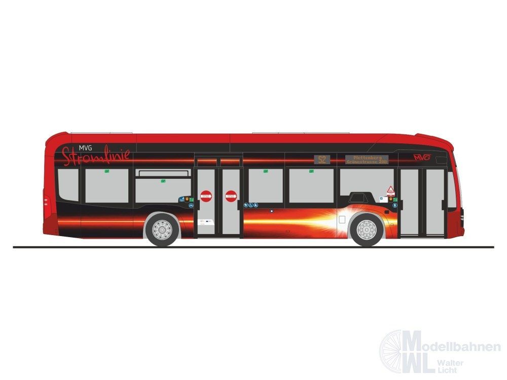 Rietze 75617 - Mercedes-Benz eCitaro MVG Lüdenscheid H0 1:87