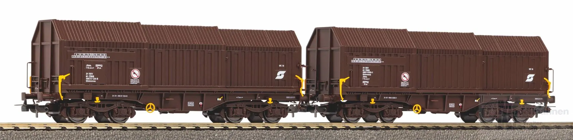 Piko 28317 - Teleskophaubenwagen Set ÖBB Ep.IV 2.tlg. H0/GL