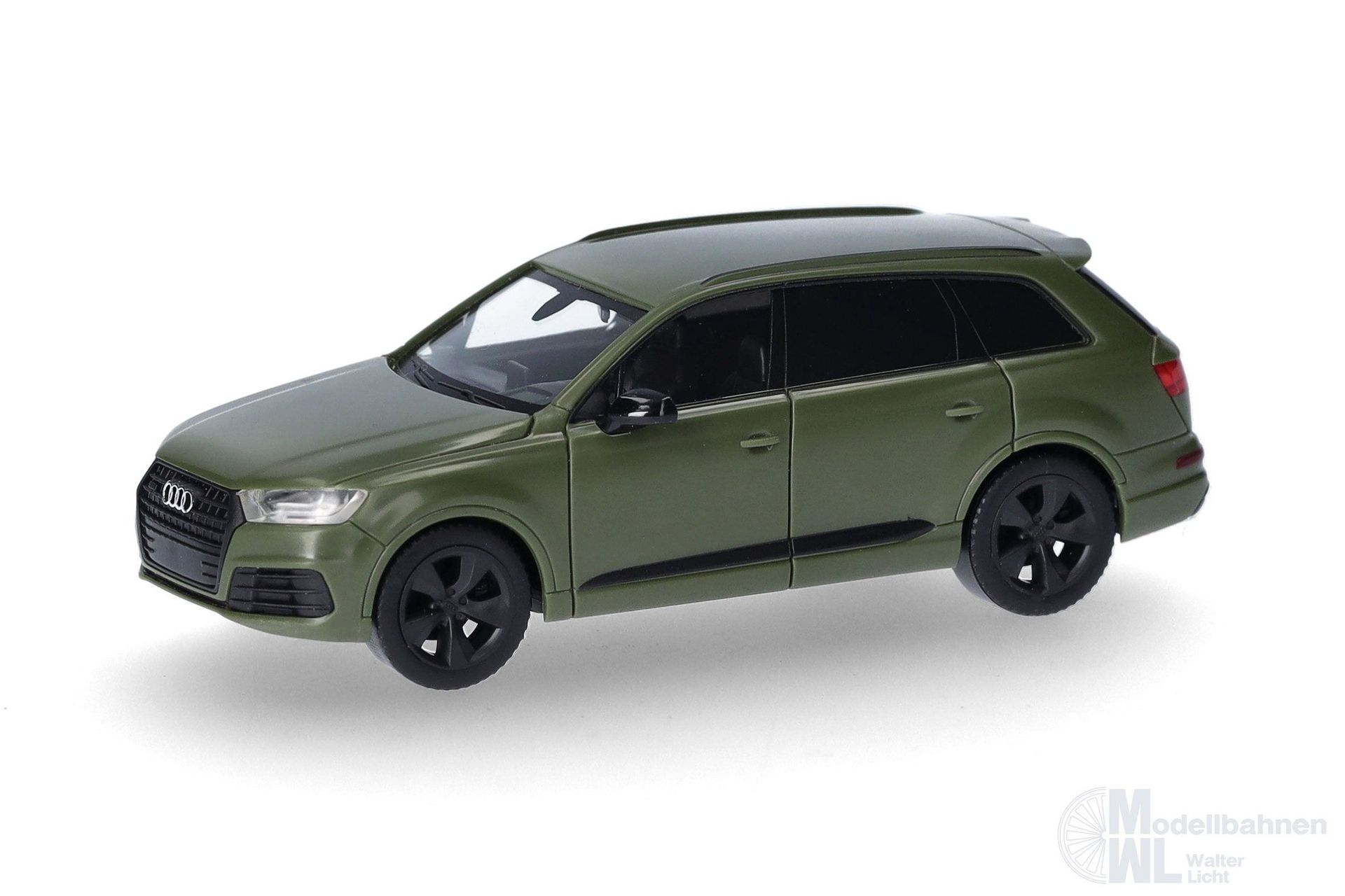 Herpa 420969-002 - Audi Q7 mit getönten Scheiben olivgrün H0 1:87