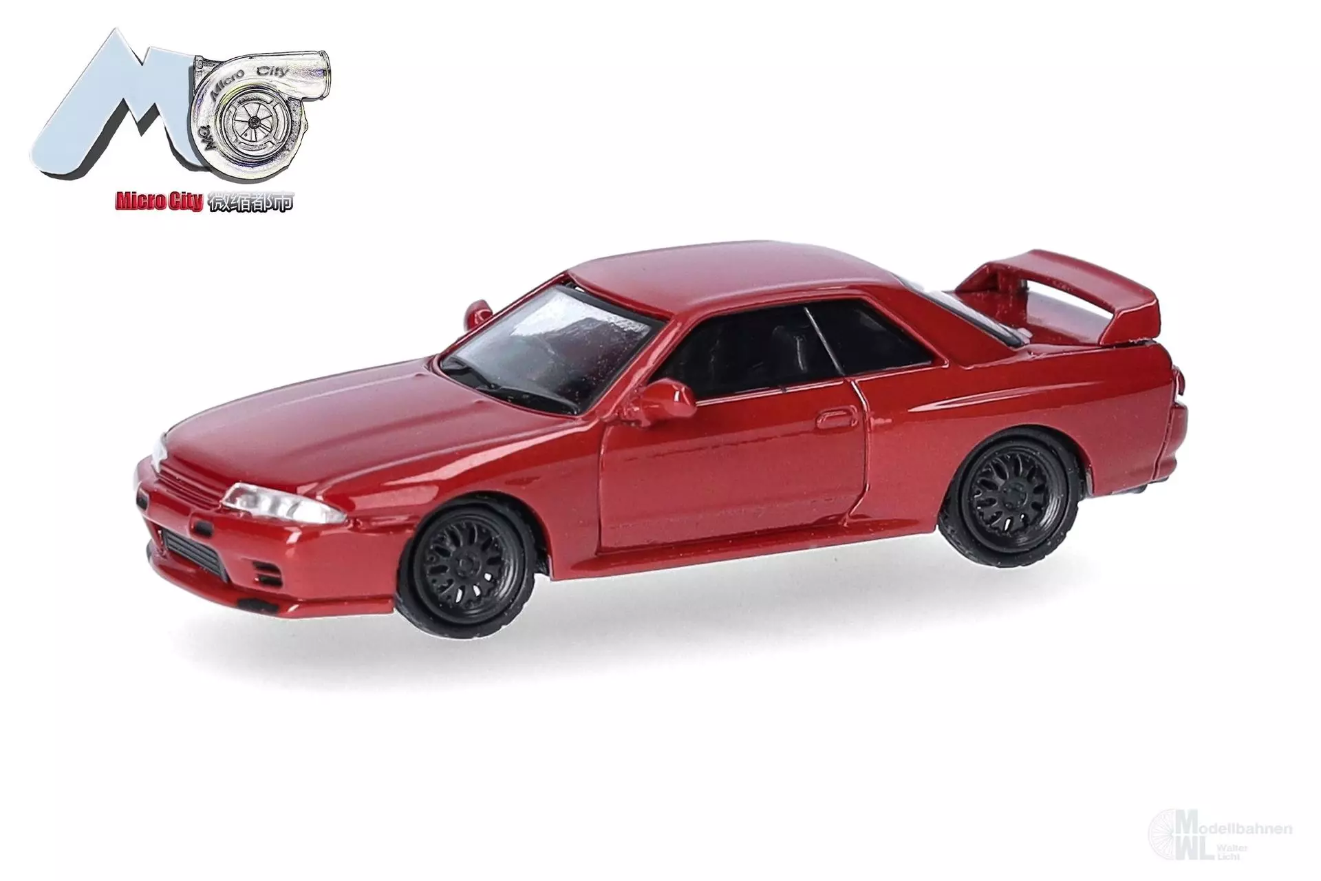 Herpa 87MC000093 - Nissan Skyline GTR32, weinrot H0 1:87