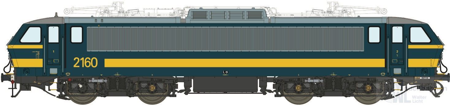 LS Models 13561S - E-Lok HLE 21 SNCB Ep.VI 2160 H0/WS Sound