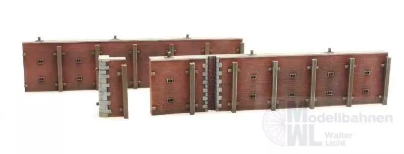 ARTITEC b.v. 7220018 - Kaimauer aus Ziegelstein BAUSATZ Z 1:220