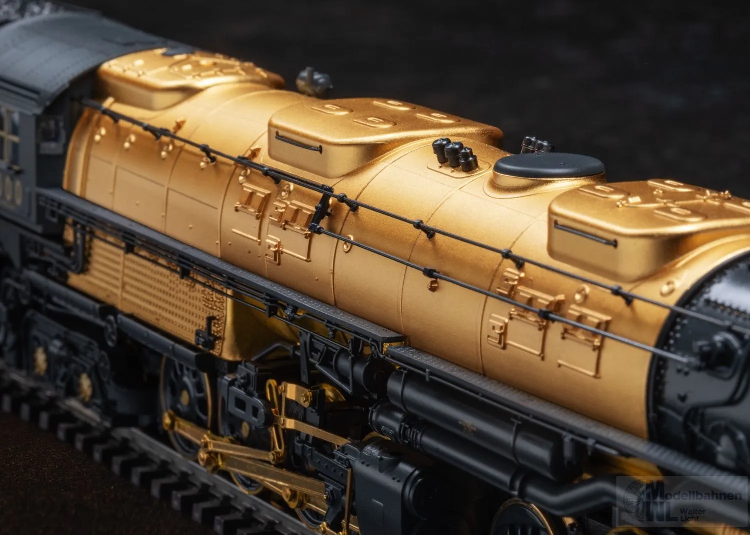 Märklin 39400 - Dampflok Big Boy 4000 UP vergoldet H0/WS Sound