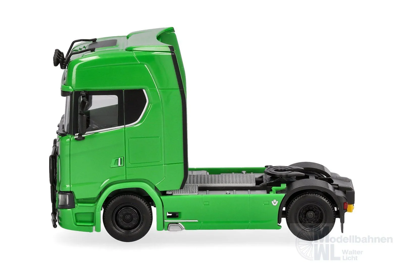 Herpa 310116-006 - Scania CS 20 Hochdach Zugmaschine mit Lampenbügel grün H0 1:87