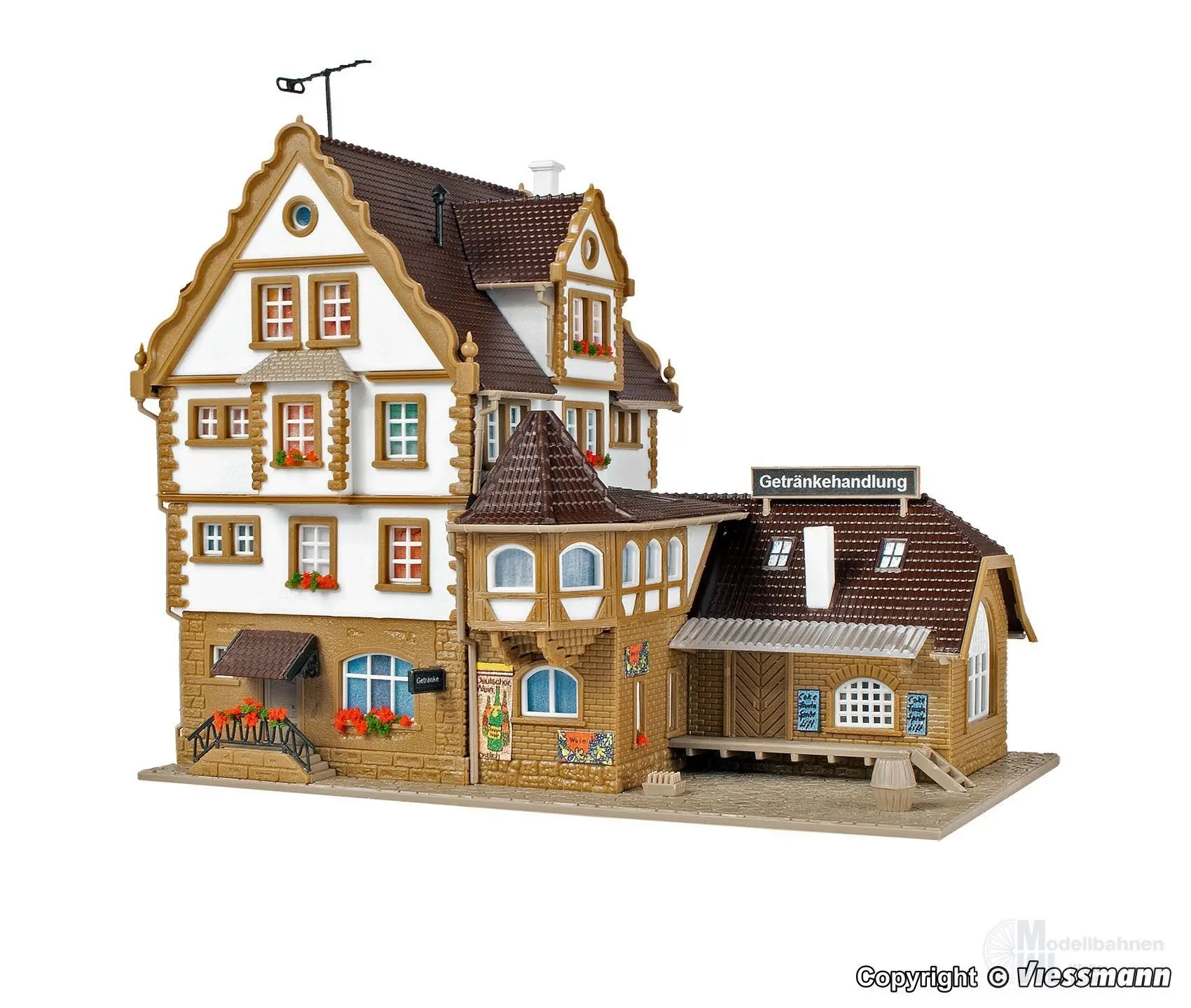 Vollmer 47687 - Getränkehandlung mit Innene N 1:160