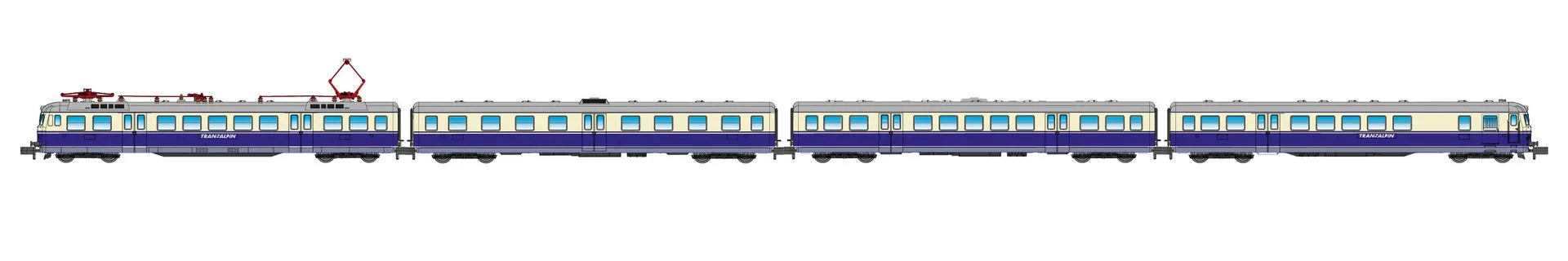 Jägerndorfer Modellbahn 73012 - Triebzug Rh 4130 ÖBB Ep.III Transalpin 4.tlg. N 1:160 Sound