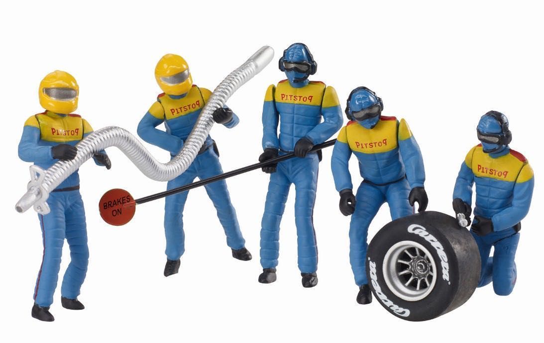 Carrera 21132 - Figurensatz Mechaniker blau