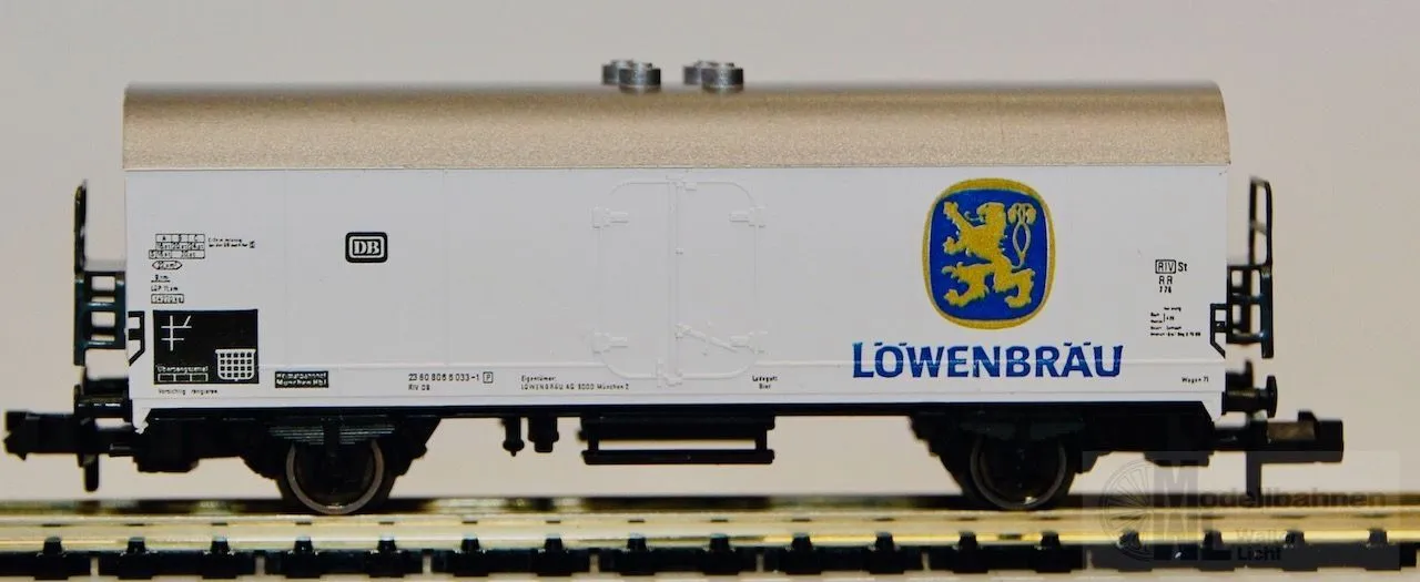Fleischmann 8324 - FLEISCHMANN - Kühlwagen DB Ep.IV Löwenbräu N 1:160